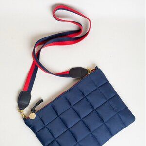 Clare V Crossbody Strap - Red Blue